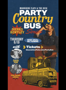 Dierks Bentley Concert Party Bus at Moonshine Flats