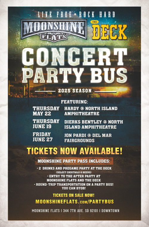 Dierks Bentley Concert Party Bus at Moonshine Flats - Moonshine Flats
