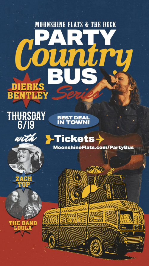 Dierks Bentley Concert Party Bus at Moonshine Flats - Moonshine Flats