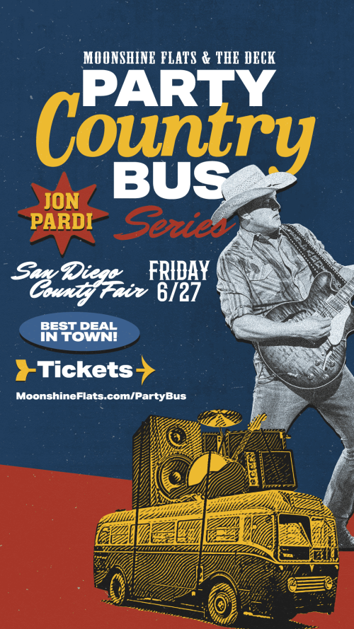 Jon Pardi Concert Party Bus at Moonshine Flats - Moonshine Flats
