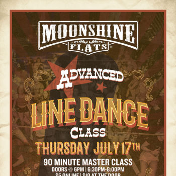 Advanced Line Dance Class at Moonshine Flats