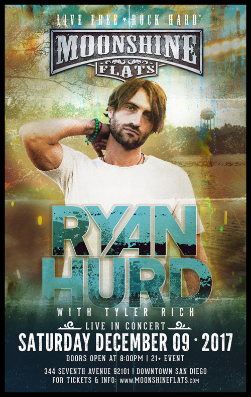 Ryan Hurd with Tyler Rich LIVE in Concert at Moonshine Flats - Moonshine Flats