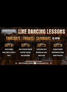 Line Dancing Lessons at Moonshine Flats
