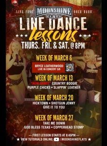 Line Dance Lessons at Moonshine Flats
