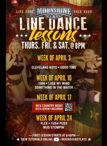 Line Dance Lessons at Moonshine Flats