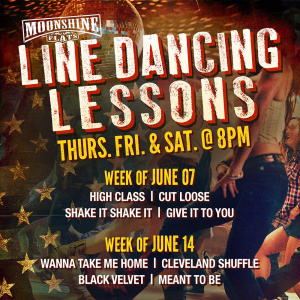 Line Dancing Lessons at Moonshine Flats