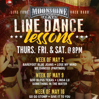 Line Dancing Lessons at Moonshine Flats