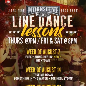 Line Dance Lessons at Moonshine Flats