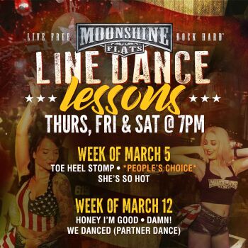 Line Dance Lessons at Moonshine Flats