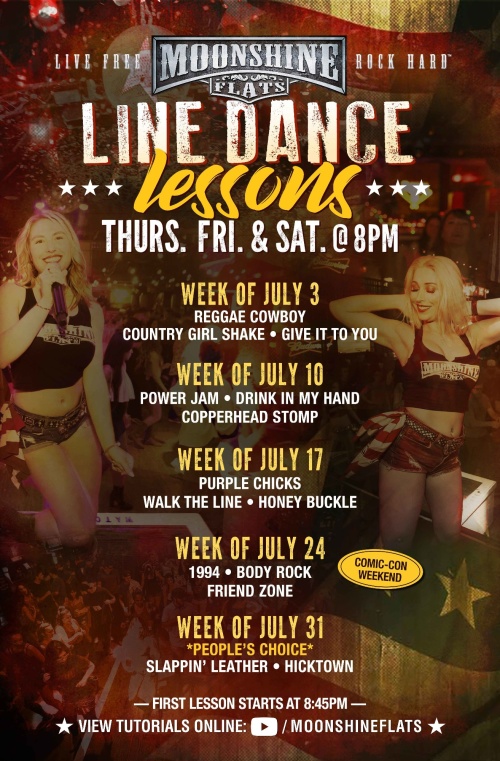 Line Dance Lessons at Moonshine Flats - Moonshine Flats