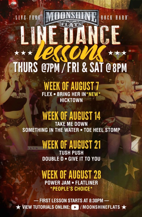 Line Dance Lessons at Moonshine Flats - Moonshine Flats