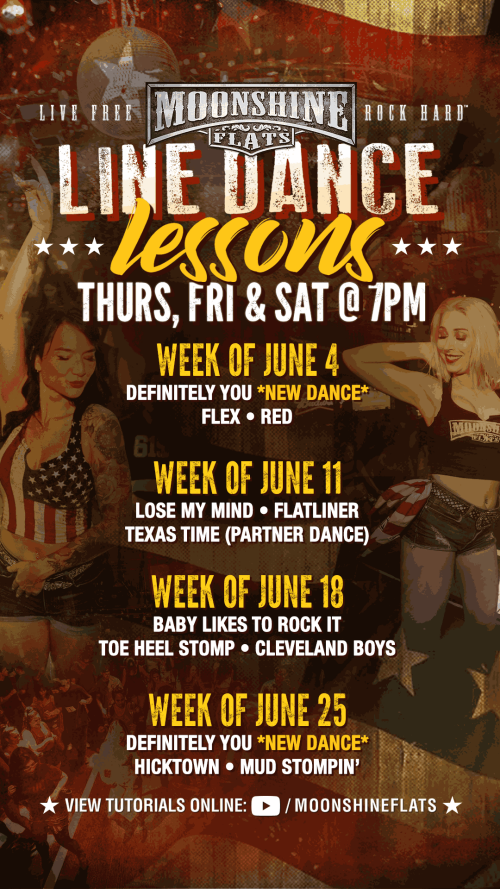 Line Dance Lessons at Moonshine Flats - Moonshine Flats