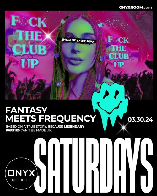 Onyx Saturdays | March 30th Event - Flyer