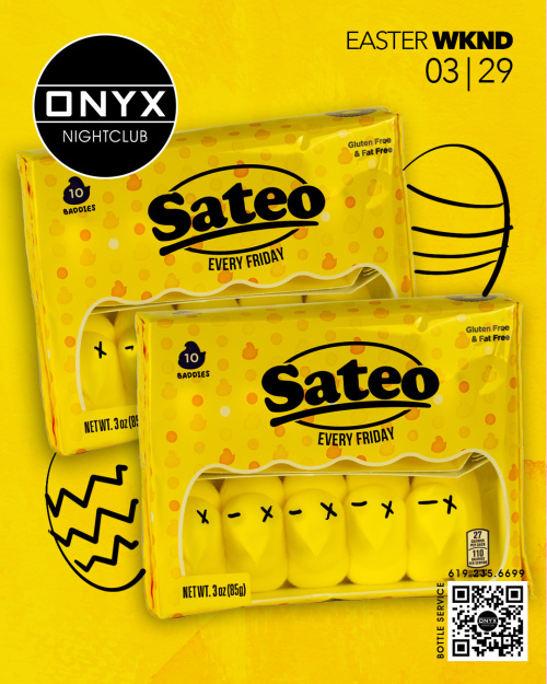 Sateo Fridays at Onyx Nightclub | March 29th Event - Onyx Room