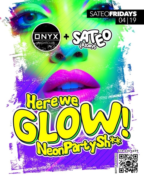 Sateo Fridays at Onyx Nightclub | April 19th Event - Flyer