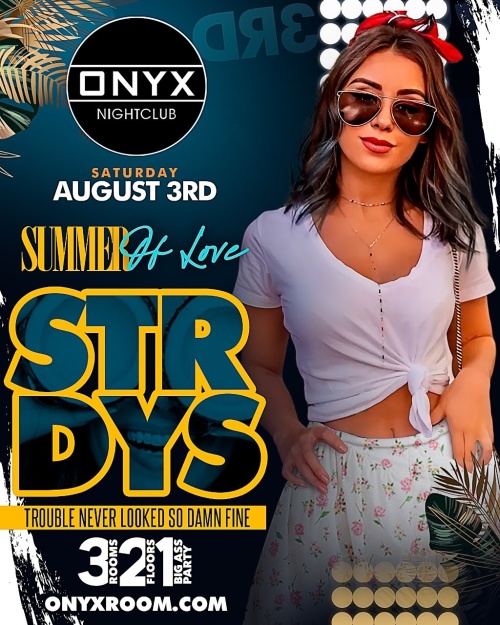 Onyx Saturdays | August 3rd Event - Flyer