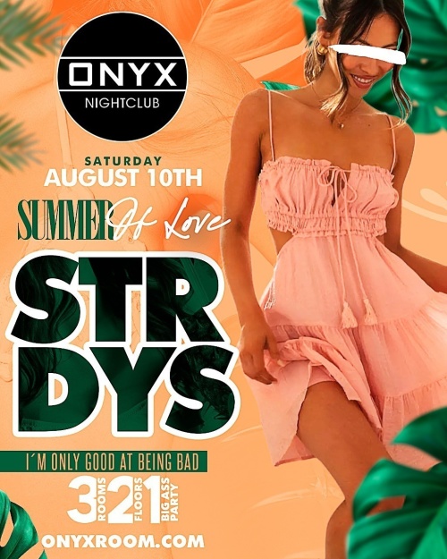 Onyx Saturdays | August 10th Event - Flyer