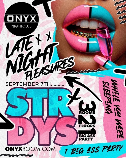 Onyx Saturdays | September 7th Event - Flyer