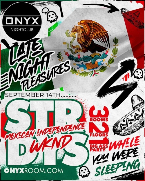 Onyx Saturdays | September 14th Event - Flyer