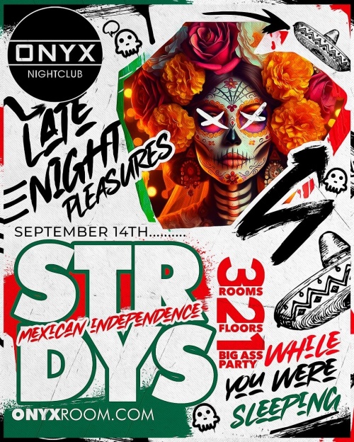 Fridays belong to Onyx Nightclub | September 13th Event - Flyer