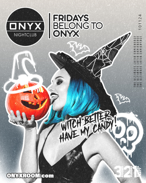 Fridays belong to Onyx Nightclub | October 11th Event - Flyer