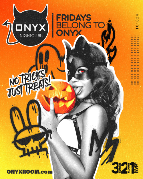 Fridays belong to Onyx Nightclub | October 18th Event - Flyer