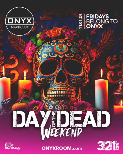 Fridays belong to Onyx Nightclub | November 1st Event - Flyer