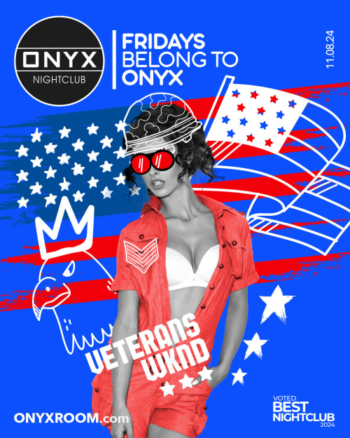 Fridays belong to Onyx Nightclub | November 8th Event - Flyer