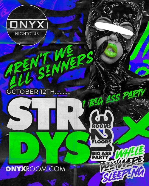 Onyx Saturdays | October 12th Event - Flyer