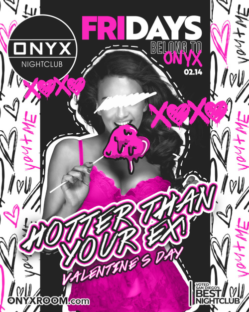 Fridays belong to Onyx Nightclub | January 14th Event - Flyer