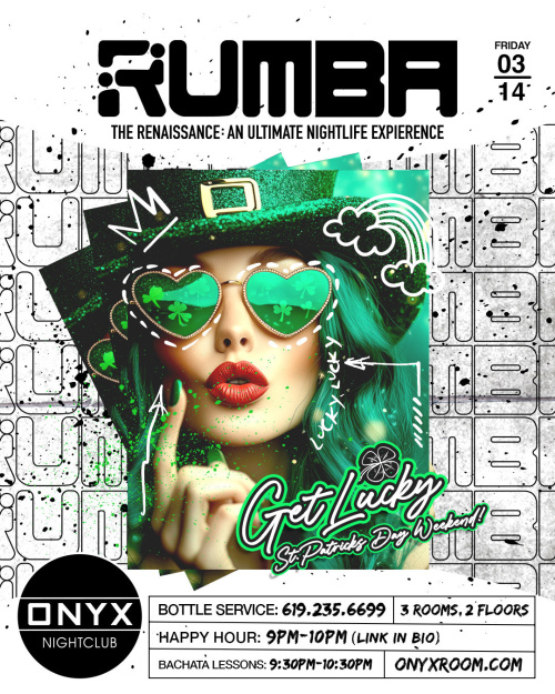 Rumba Fridays | March 14th Event - Flyer