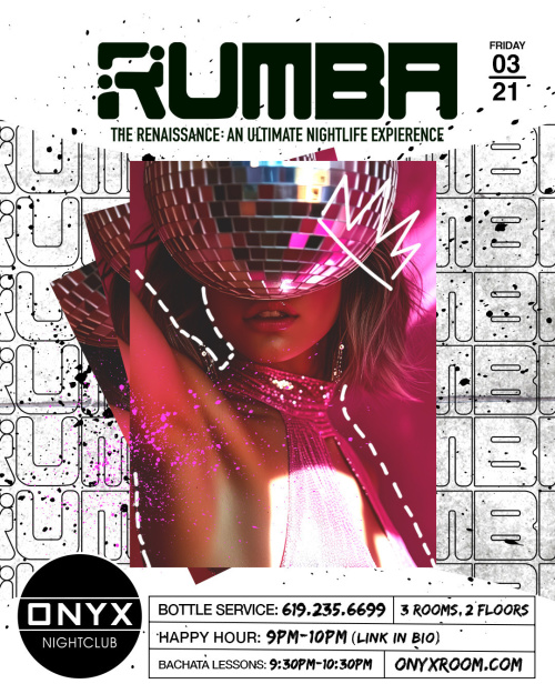 Rumba Fridays | March 21st Event - Flyer