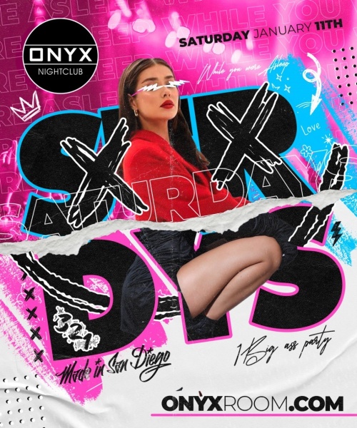 Onyx Saturdays | January 11th Event - Flyer