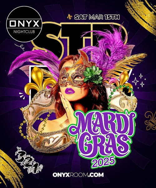 Onyx Saturdays | March 1st Event - Flyer