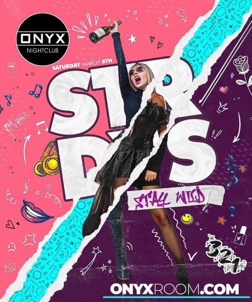Onyx Saturdays | March 8th Event - Flyer