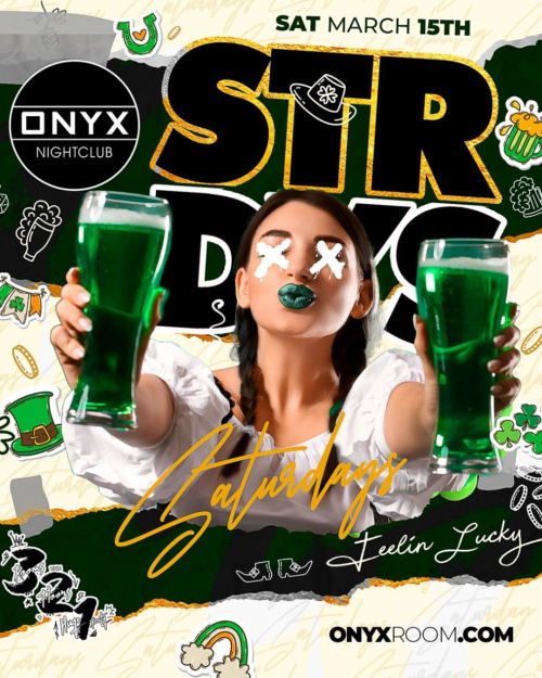 Onyx Saturdays | March 15th Event - Flyer