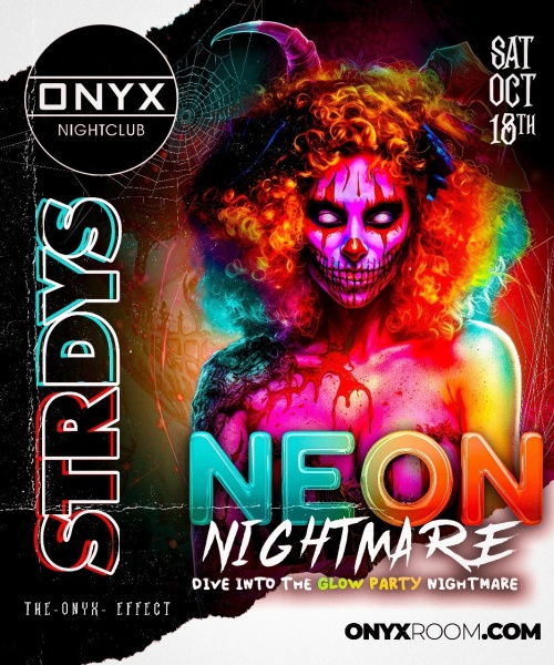 Onyx Saturdays | October 18th Event - Flyer