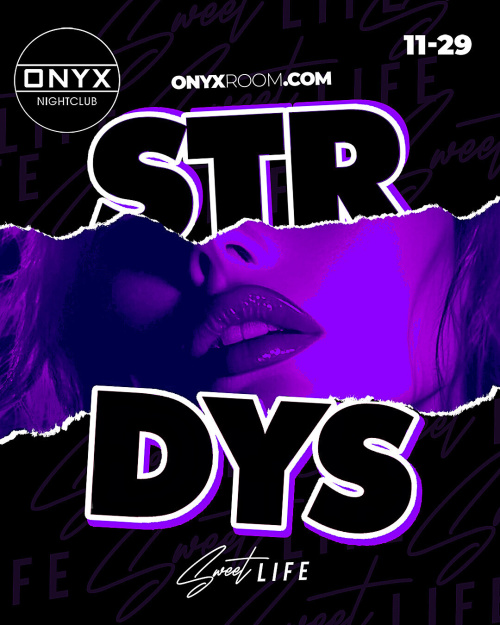 Onyx Saturdays | November 29th Event - Flyer
