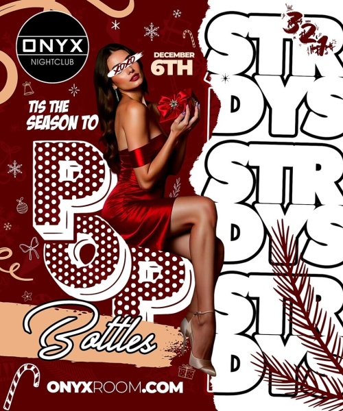 Onyx Saturdays | December 6th Event - Flyer