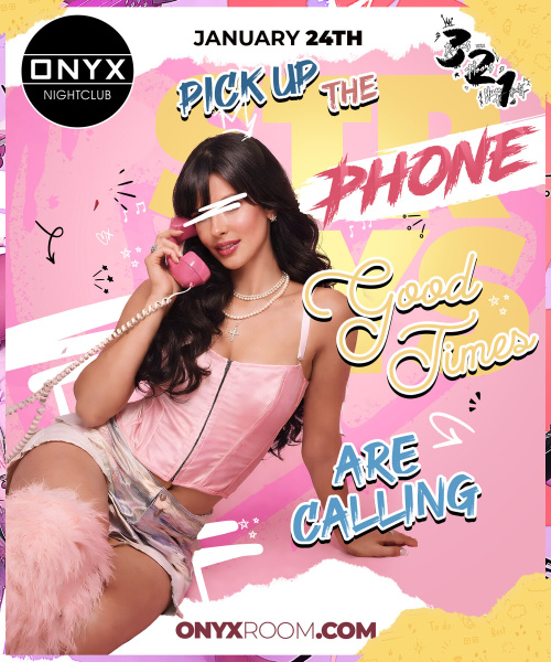 Onyx Saturdays | January 24th Event - Flyer