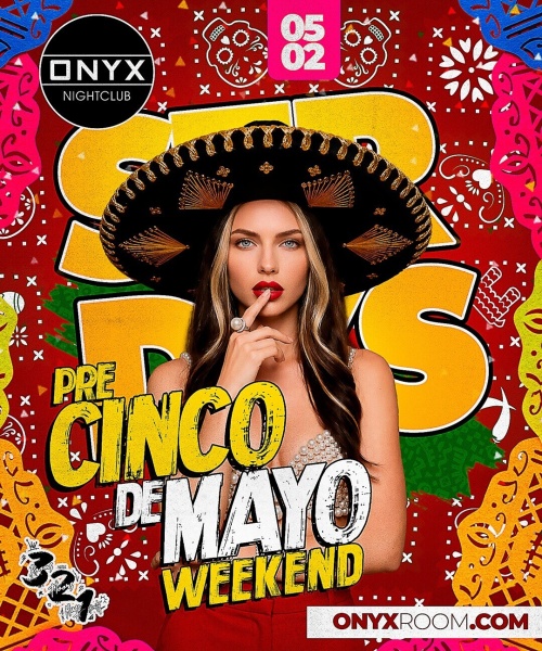 Onyx Saturdays | May 2nd Event - Flyer
