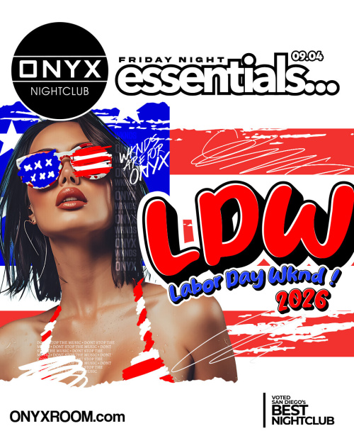 Friday Night Essentials | September 4th Event - Flyer