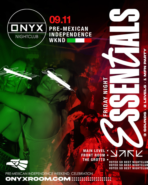 Friday Night Essentials | September 11th Event - Flyer