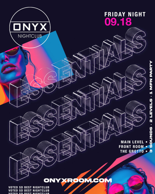 Friday Night Essentials | September 18th Event - Flyer