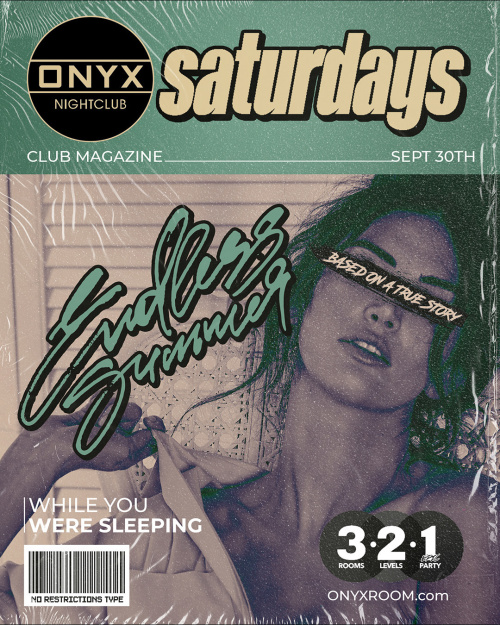 Onyx Saturdays - Flyer