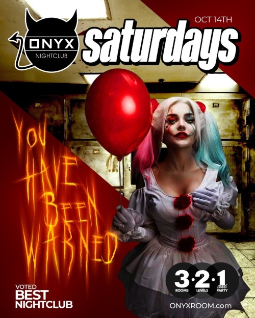 Onyx Saturdays - Flyer