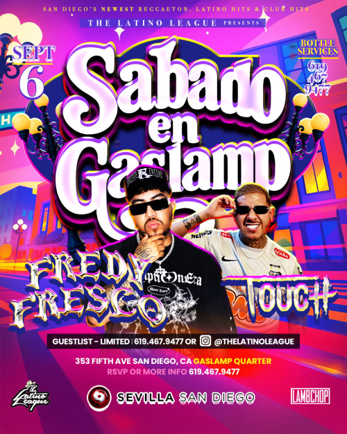 Saturday Takeover San Diego | Hip Hop, Reggaeton & Club Vibes at Sevilla - San Diego (SEVILLA)