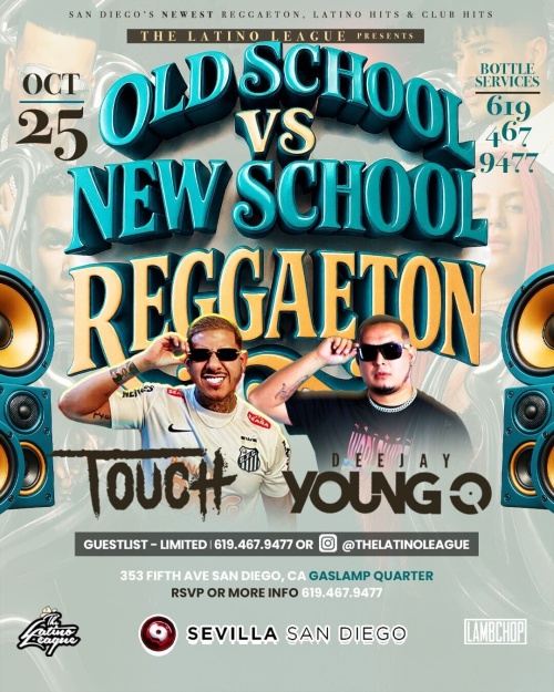 San Diego Latin Nights | Saturdays at Sevilla Nightclub - Flyer