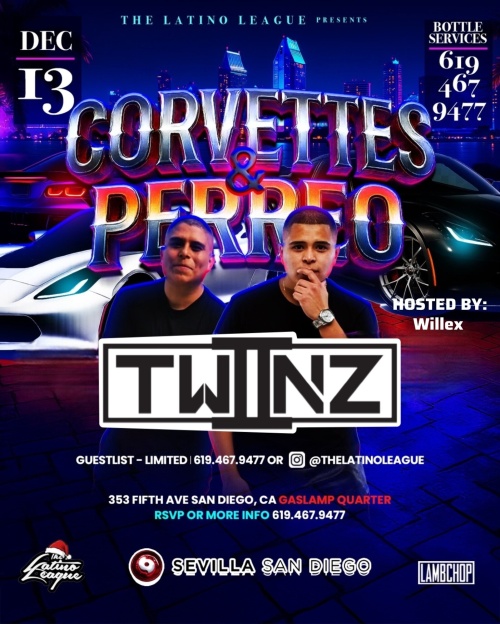 San Diego Latin Nights | Saturdays at Sevilla Nightclub - Flyer