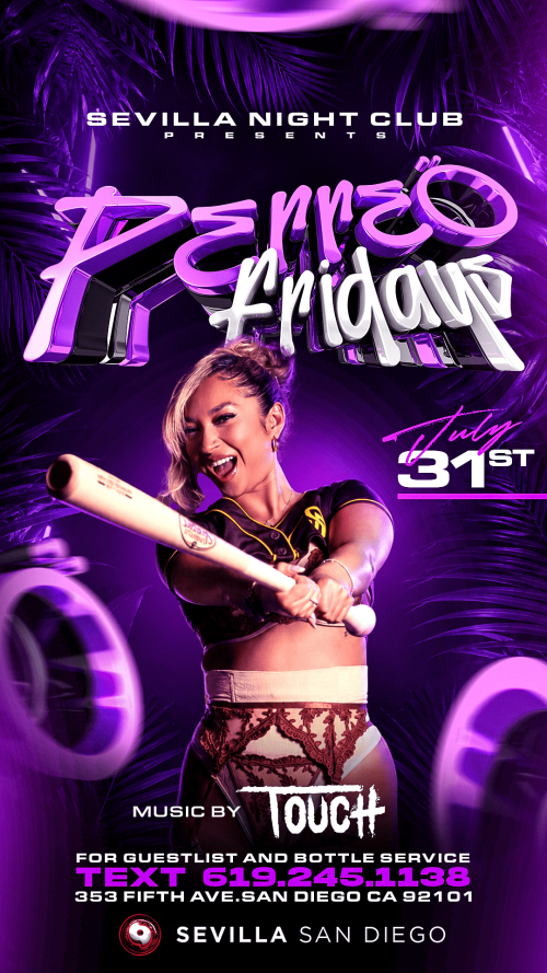 San Diego Latin Nights | Fridays at Sevilla Nightclub - Flyer